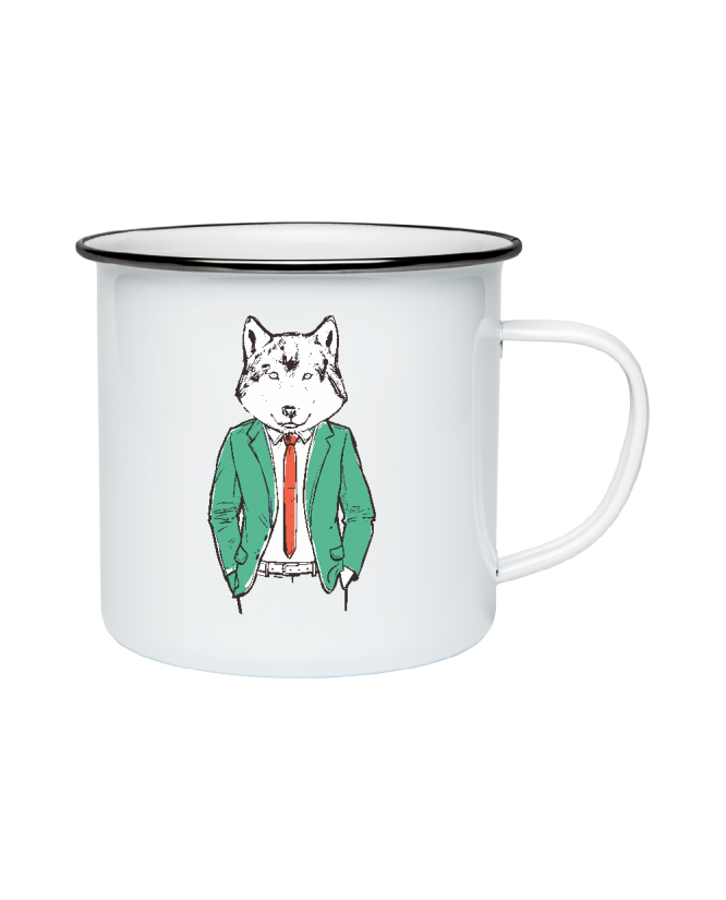 puodelis Hipster wolf puodelis Hipster wolf
